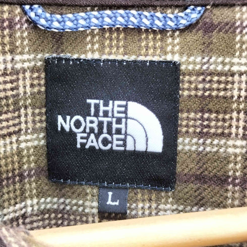 ザノースフェイス THE NORTH FACE チェック柄 cpoシャツ メンズ JPN:L